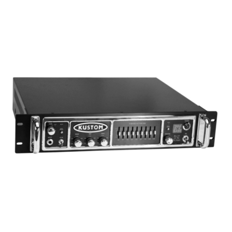 Kustom GROOVE 600TM User manual