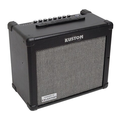 Kustom Dual 30 RC User manual