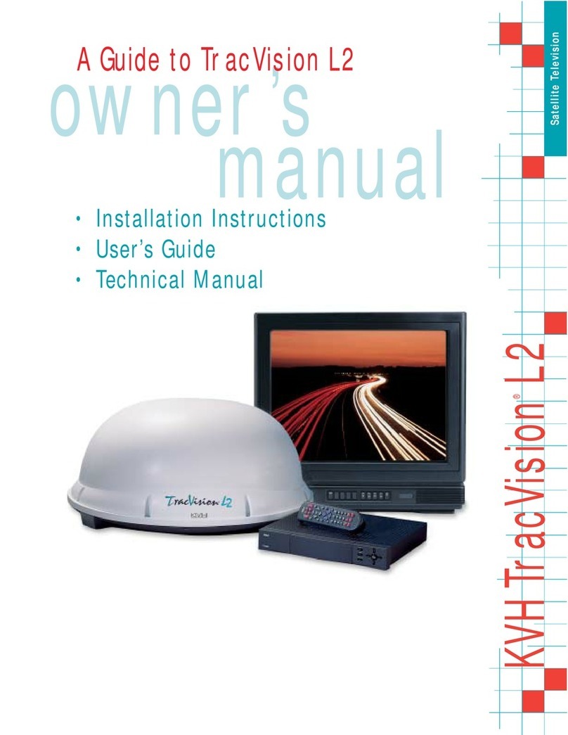 KVH Industries TracVision L2 owner's manual