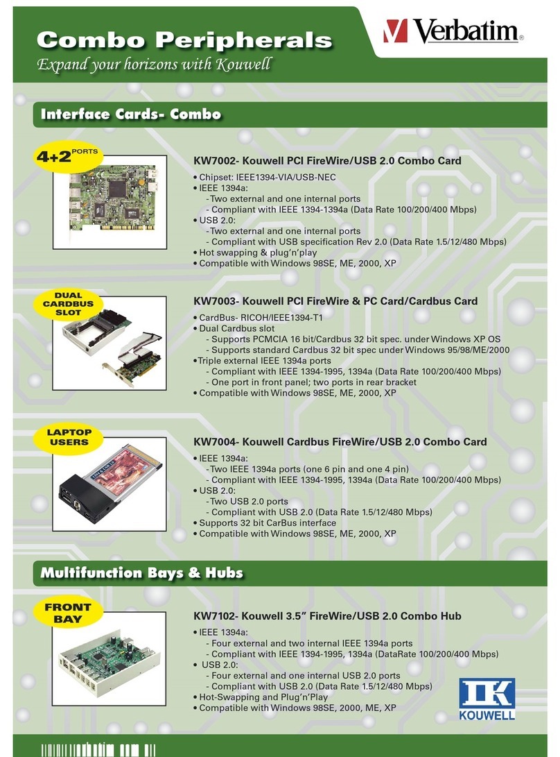 Verbatim Verbatim KW7002 User manual