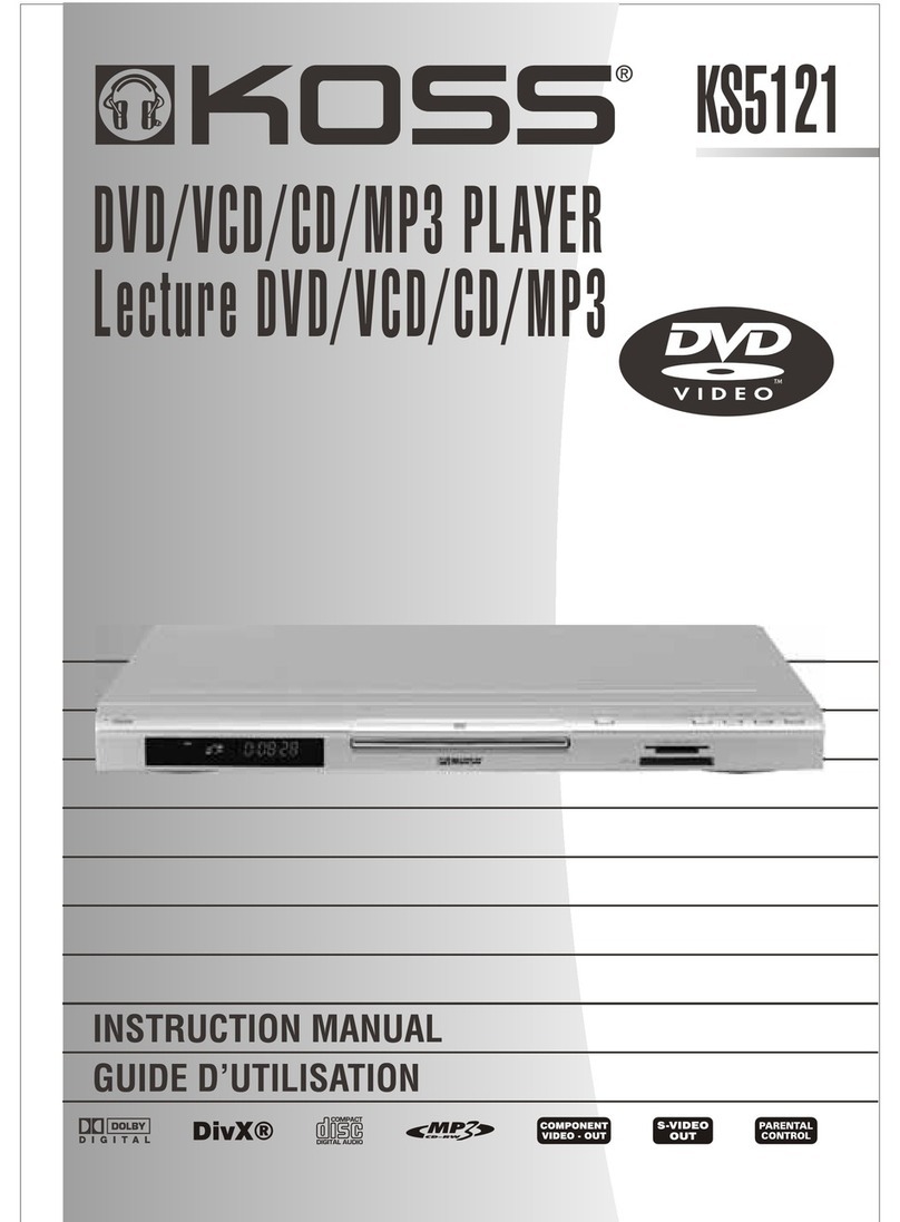 Koss 525p User manual