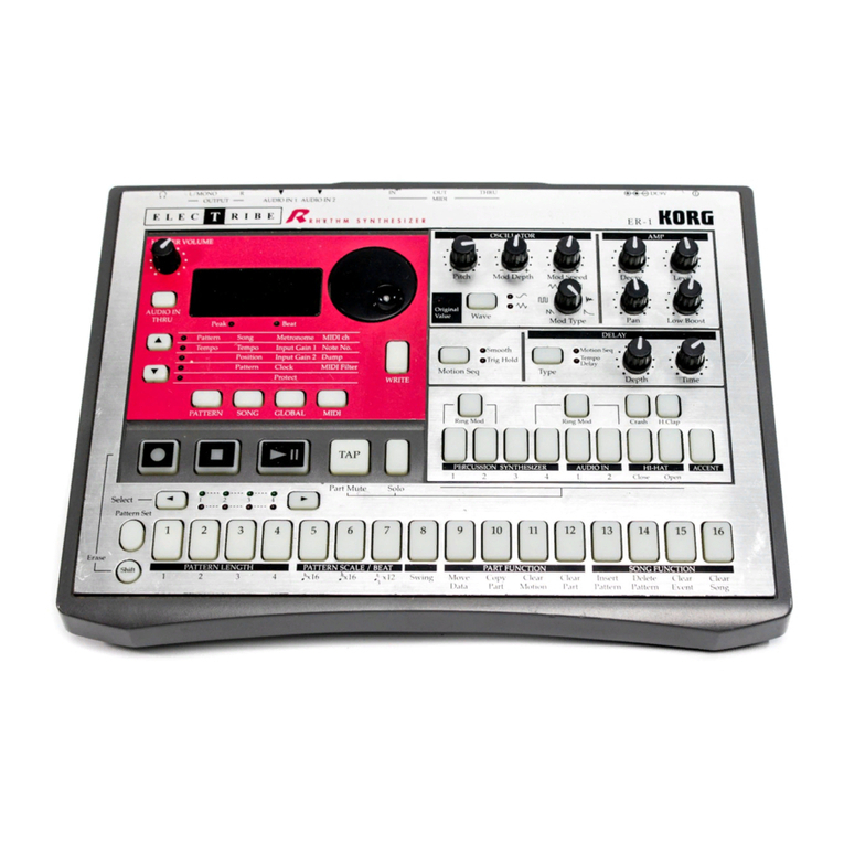 Korg ER-1 owner's manual