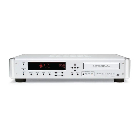 Krell Industries DVD Player user manual