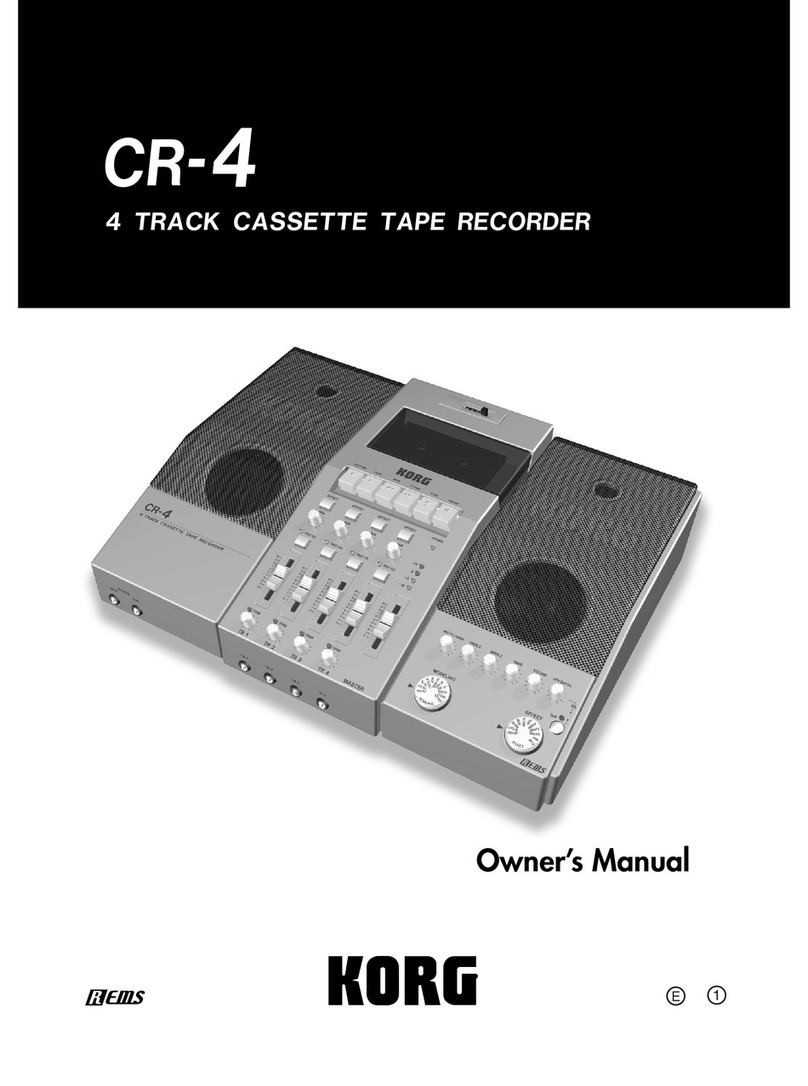 Korg CR-4 owner's manual