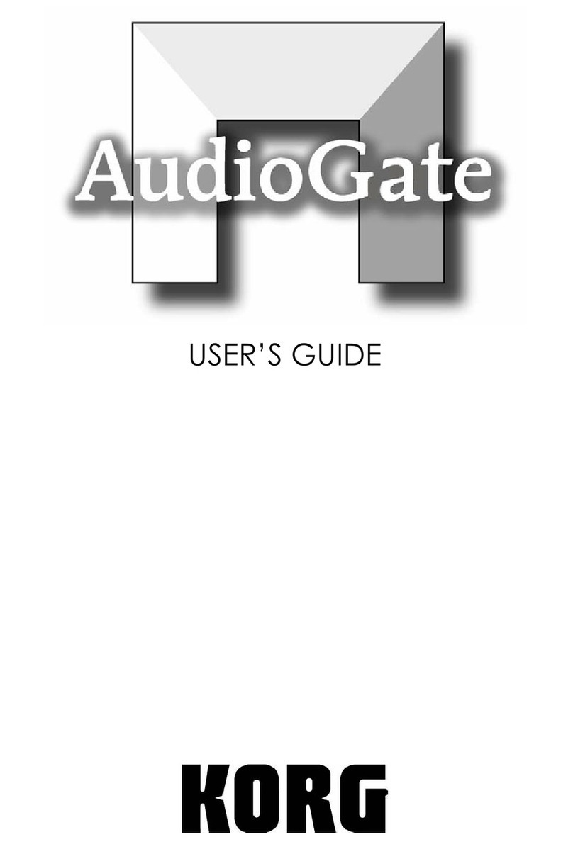 Korg MR-1 User manual