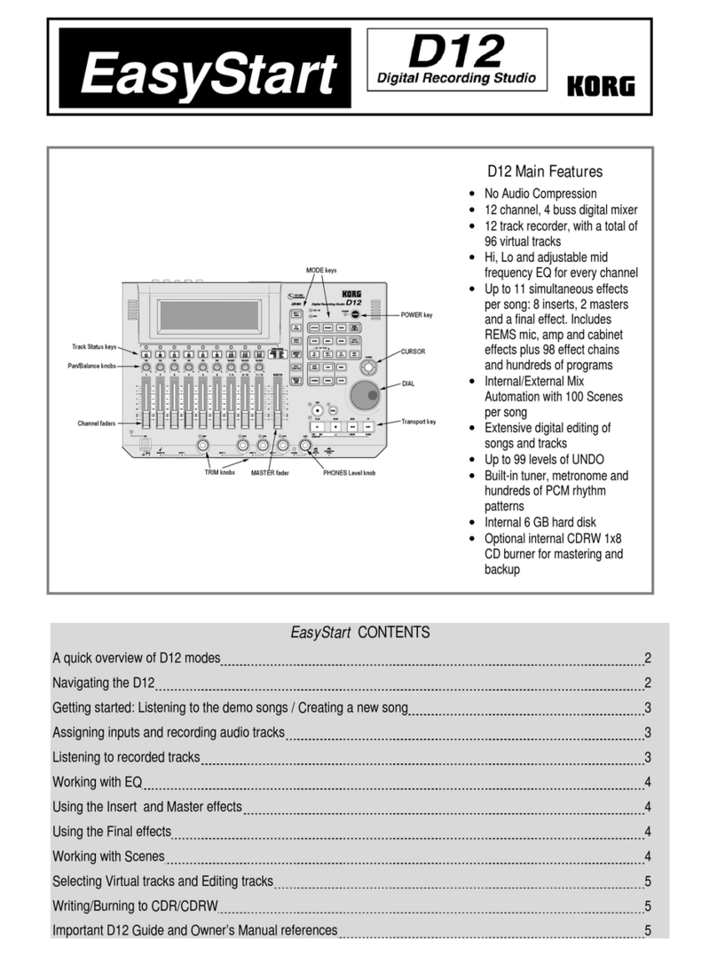 Korg D12 Instructions for use