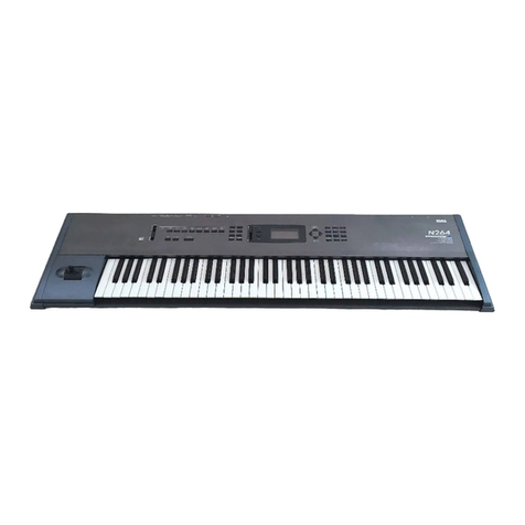 Korg N264 - 76 User manual