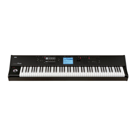 Korg EASYSTART M50 User manual