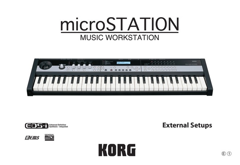 Korg MICROSTATION KLC M1 Manual