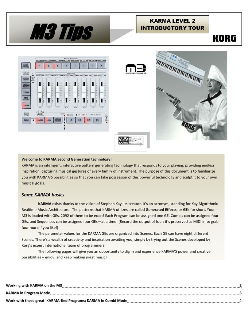 Korg M3 user guide