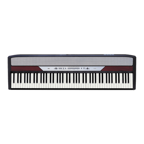 Korg SP 250 User manual