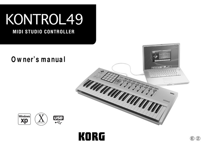 Korg KONTROL49 User manual