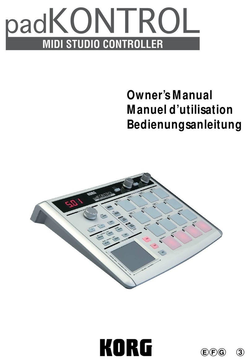 Korg KPC-1 EFG User manual