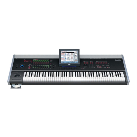 Korg Electronic Keyboard User manual