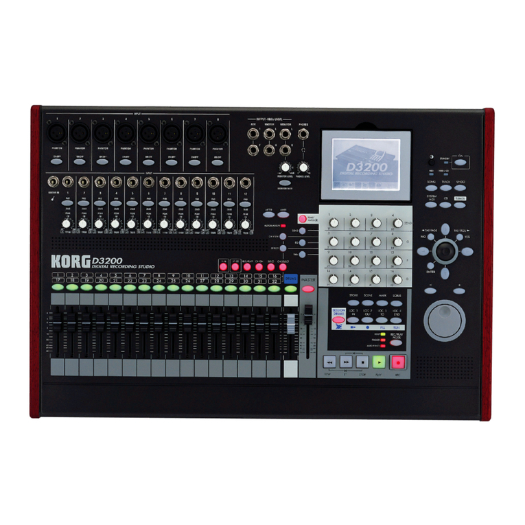 Korg D3200 owner's manual