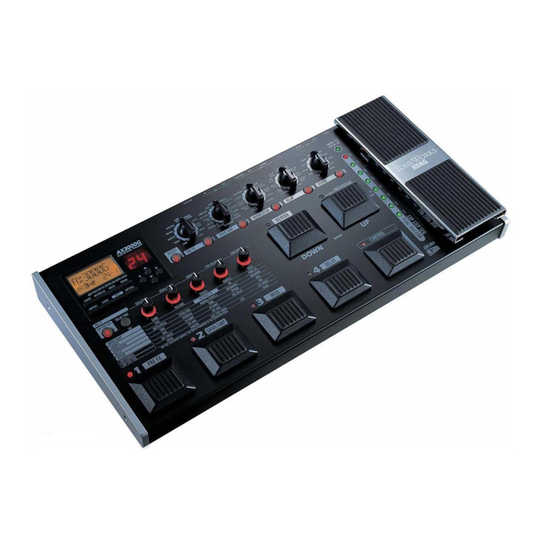 Korg ToneWorks AX3000G User manual