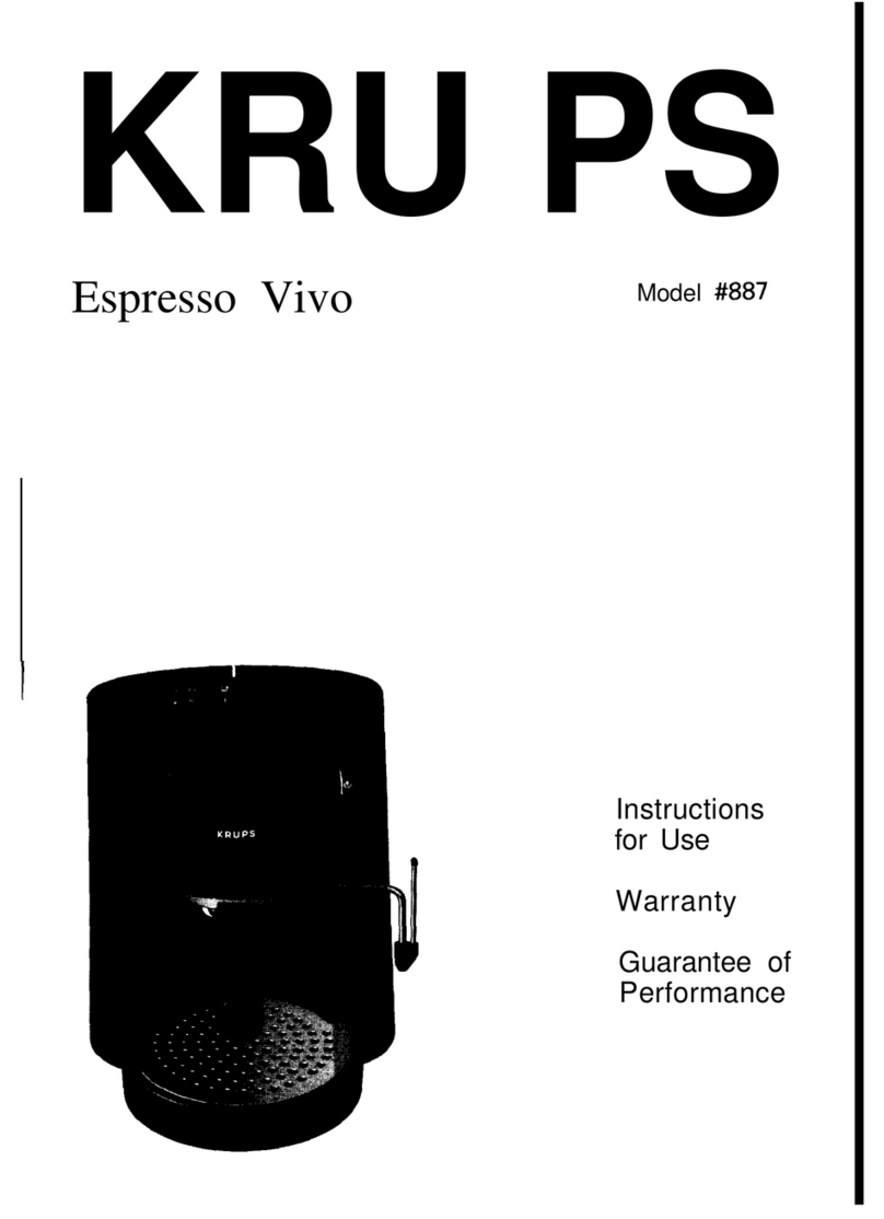 Krups Espresso Vivo User manual
