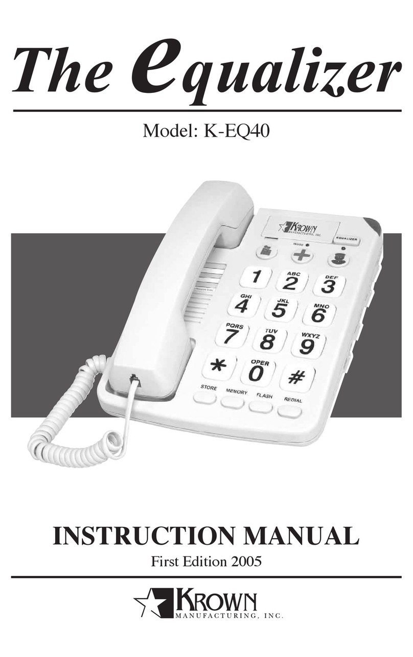 Krown The Equalizer K-EQ40 instruction manual