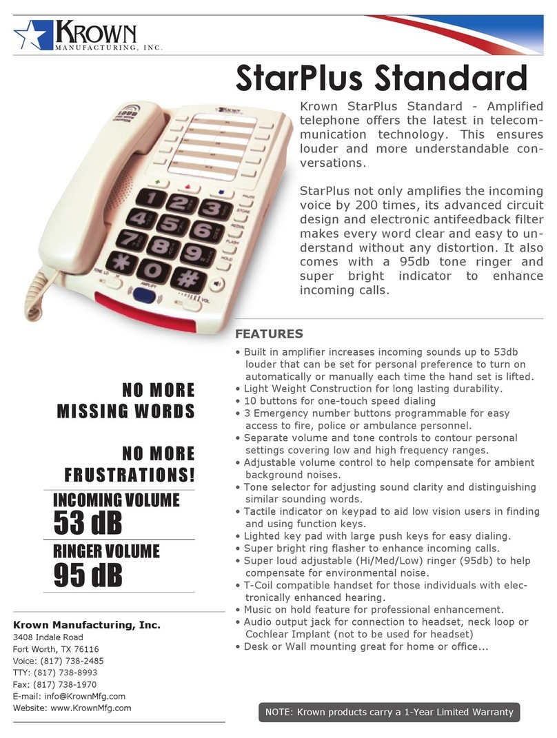 Krown StarPlus Standard datasheet