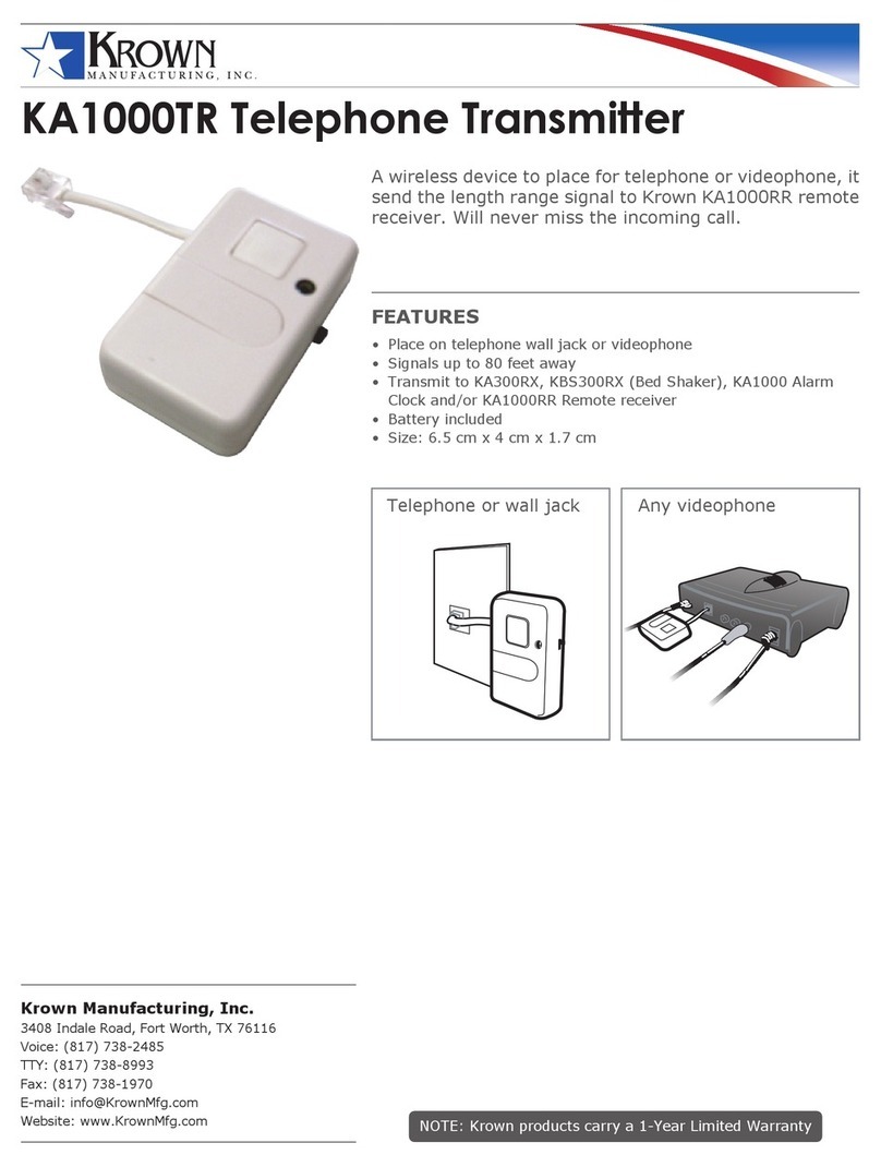 Krown KA1000TR datasheet