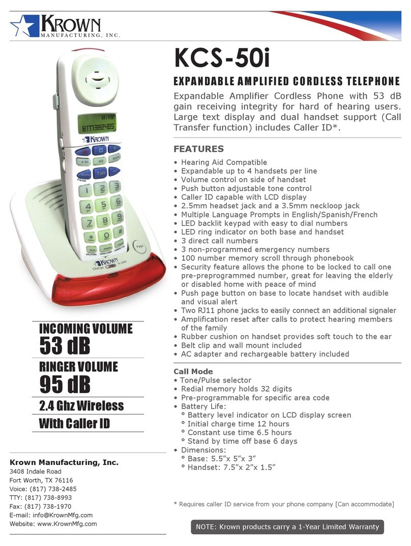 Krown KCS-50i datasheet