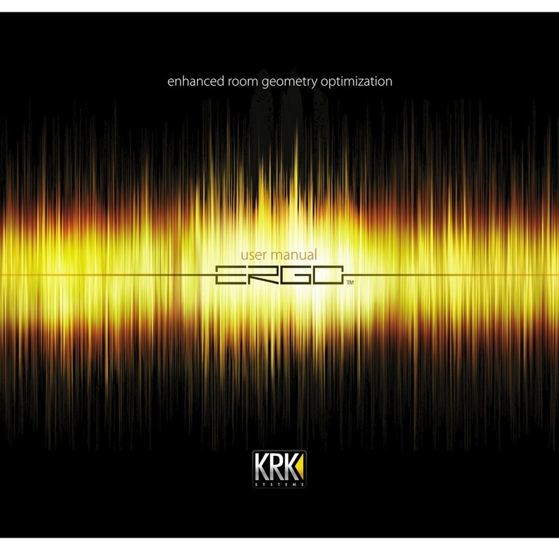 KRK ERGO user manual