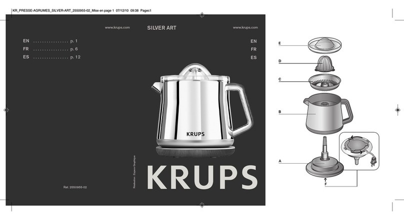 Krups 2550955-02 instructions