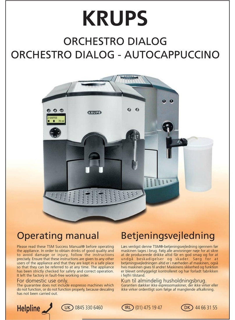 Krups ORCHESTRO DIALOG User manual