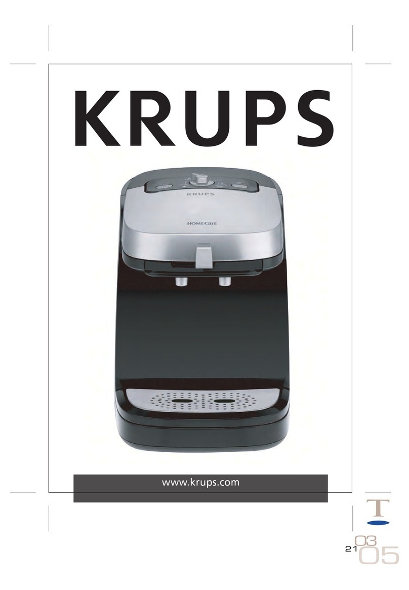 Krups HOME CAFE KP1000 User manual