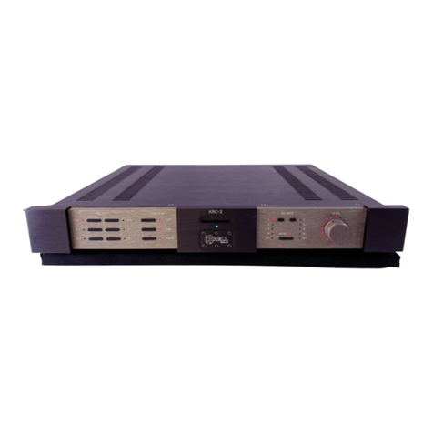 Krell Industries Preamplifier KRC 2 Quick start guide