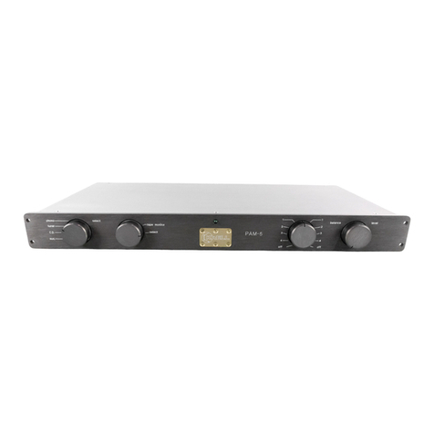 Krell Industries Preamplifier PAM-5 owner's manual