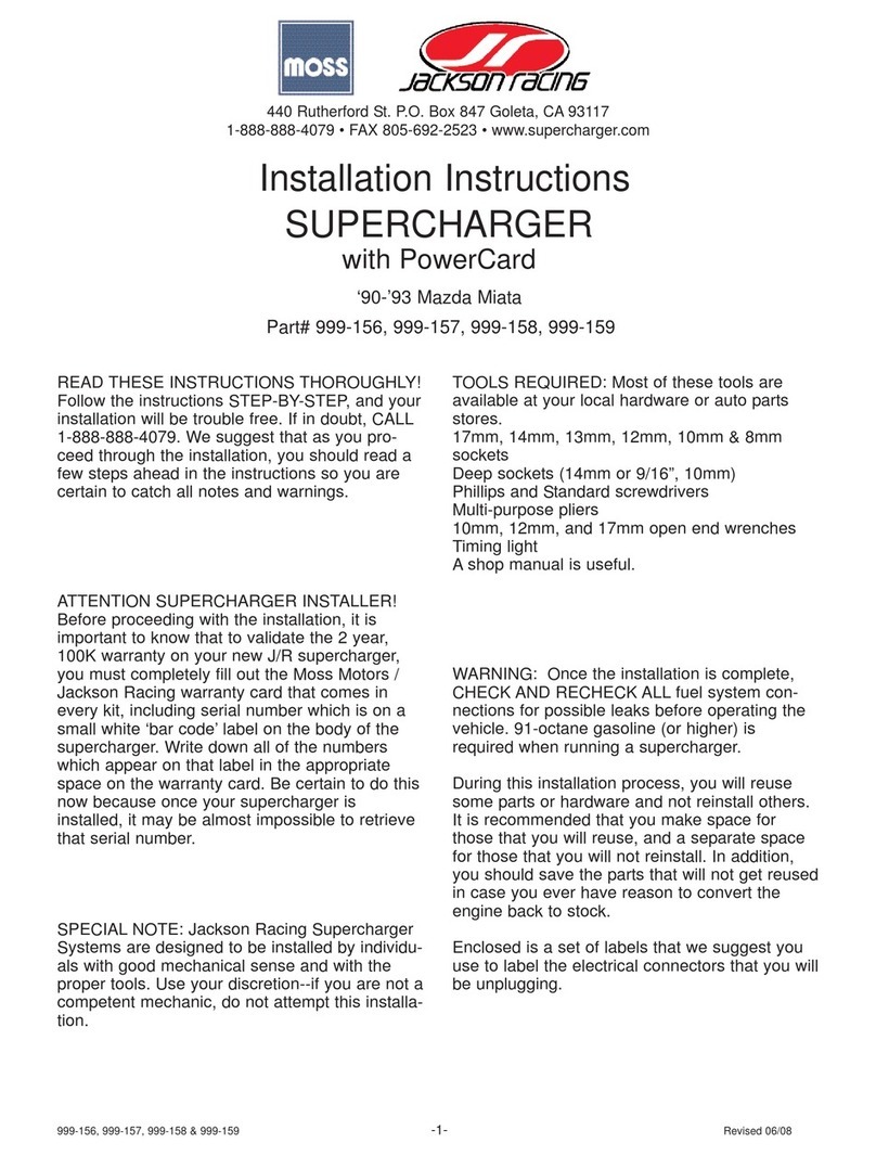 Jackson Racing Automobile Battery Charger user manual