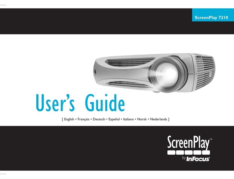 InFocus ScreenPlay 7210 User manual