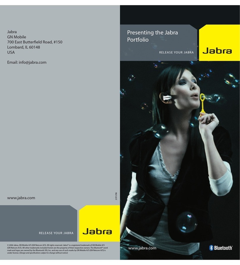 Jabra Portfolio User manual