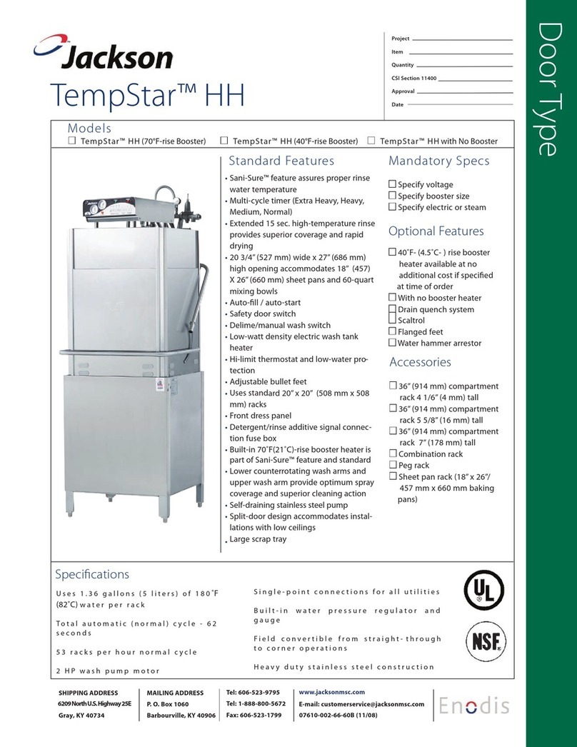 Jackson TempStar HH User manual Jackson TempStar HH User manual
