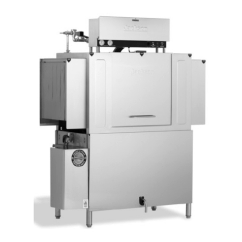 Jackson Rack Conveyor Dishmachine Parts list manual