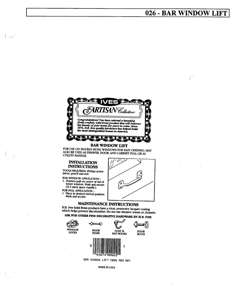 Ives 26 User manual