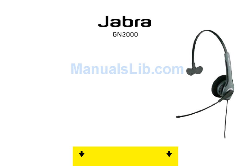 Jabra GN2000 - DATASHEET 3 User manual