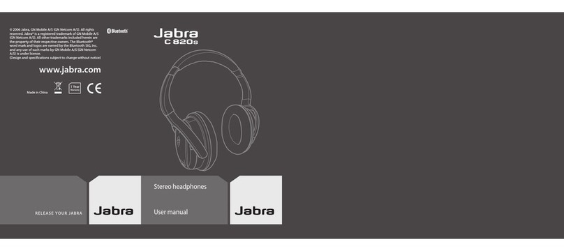 Jabra C820s - Headphones - Binaural User manual Jabra C820s - Headphones - Binaural User manual