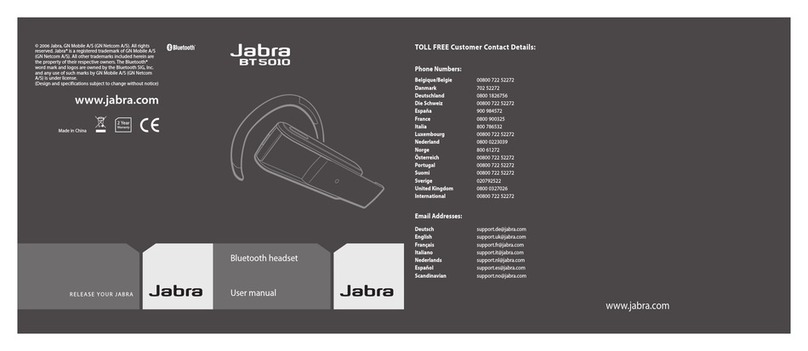 Jabra BT5010 Multiuse User manual