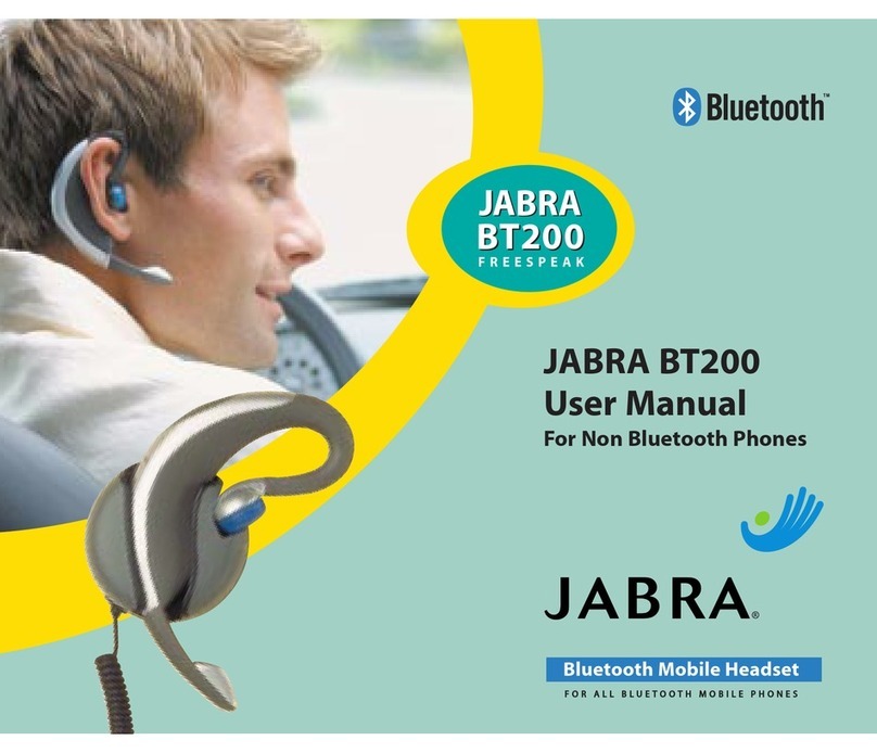 Jabra BT200 - Headset - Over-the-ear user manual