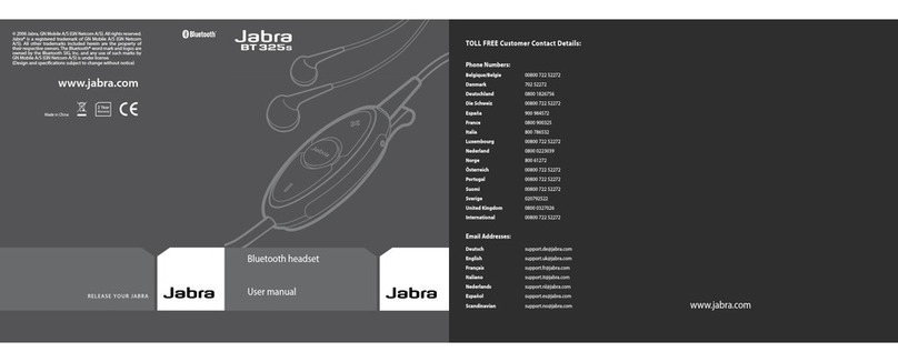 Jabra BT325s user manual