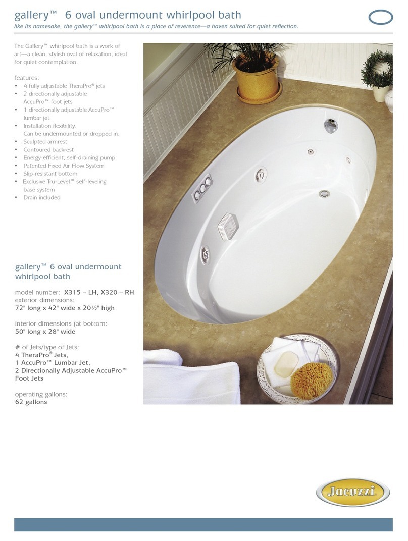 Jacuzzi Bellavista 6 User manual