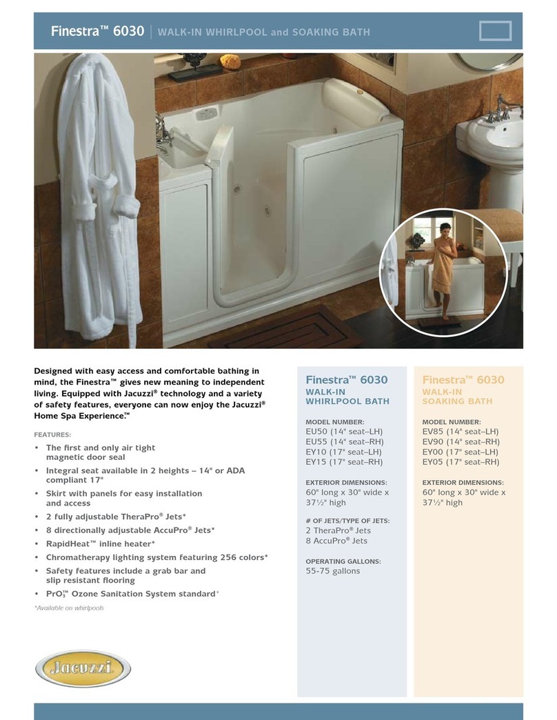Jacuzzi Finestra 6030 User manual
