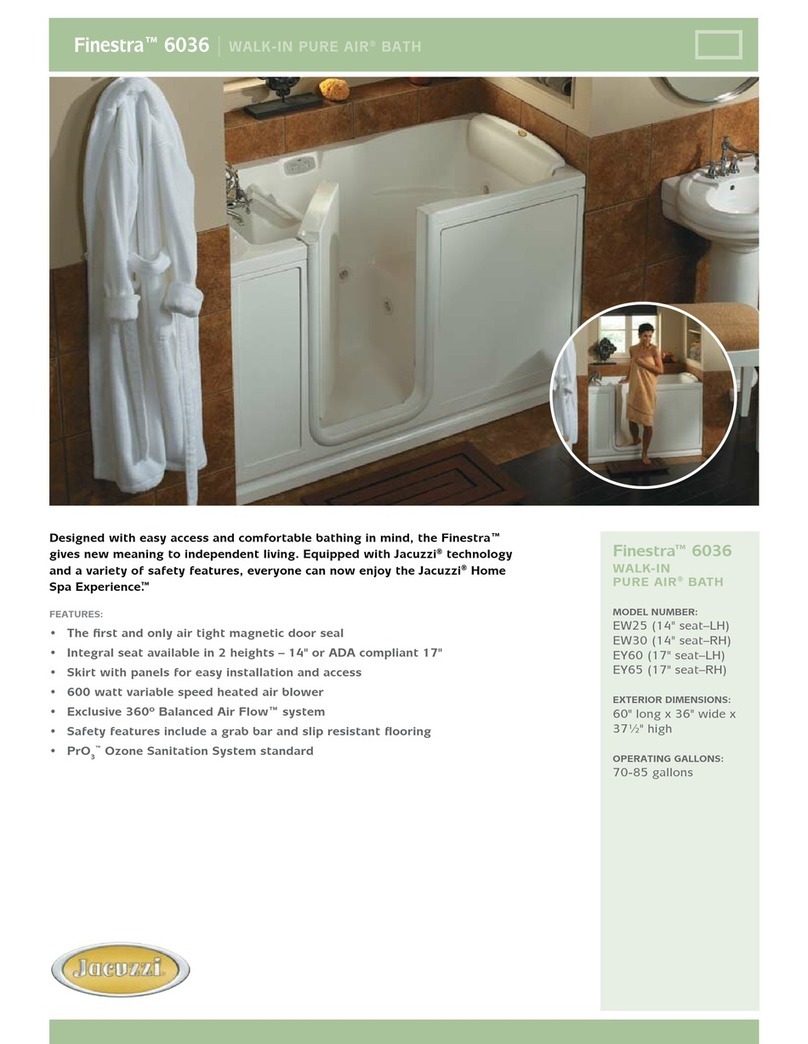 Jacuzzi Finestra 6036 User manual