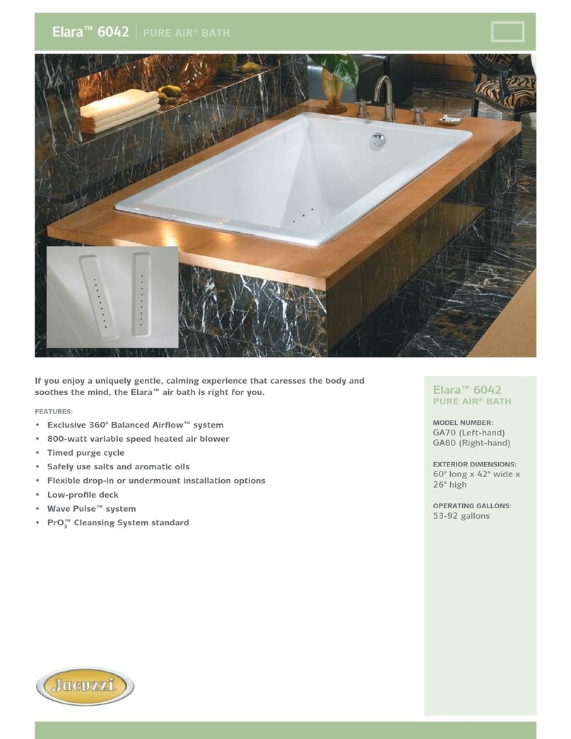Jacuzzi Elara 6042 User manual