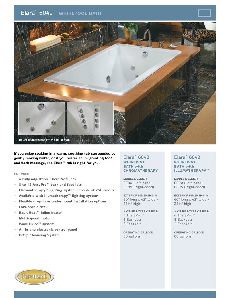 Jacuzzi Elara 6042 User manual