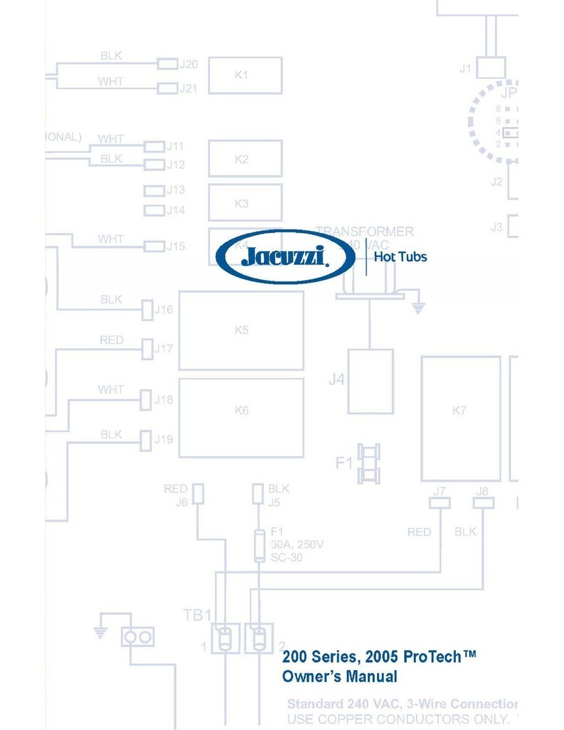 Jacuzzi 200 Series User manual