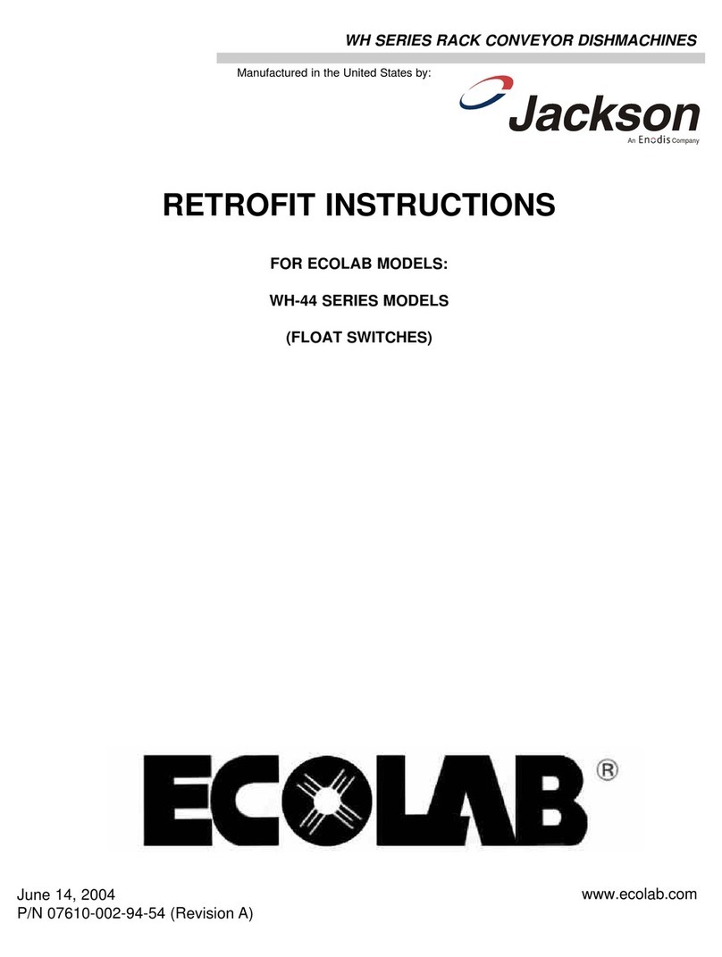 Jackson ECOLAB WH-44 Series Retrofit instruction