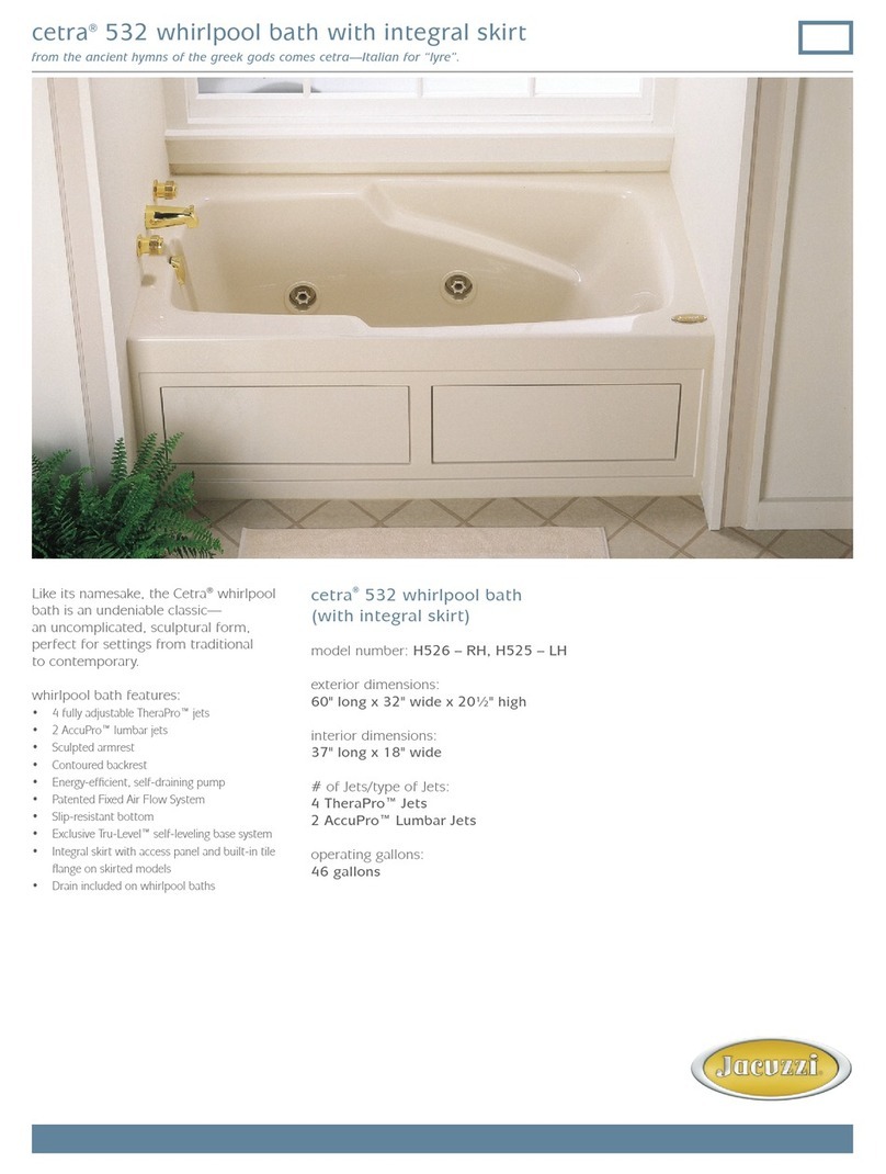 Jacuzzi Cetra 532 User manual